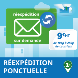 Réexpédition ponctuelle de tous vos courriers