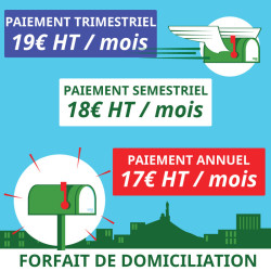 6 mois de Domiciliation Marseille 1er - Domiciliation Marseille 1er - Domiciliation d'entreprise